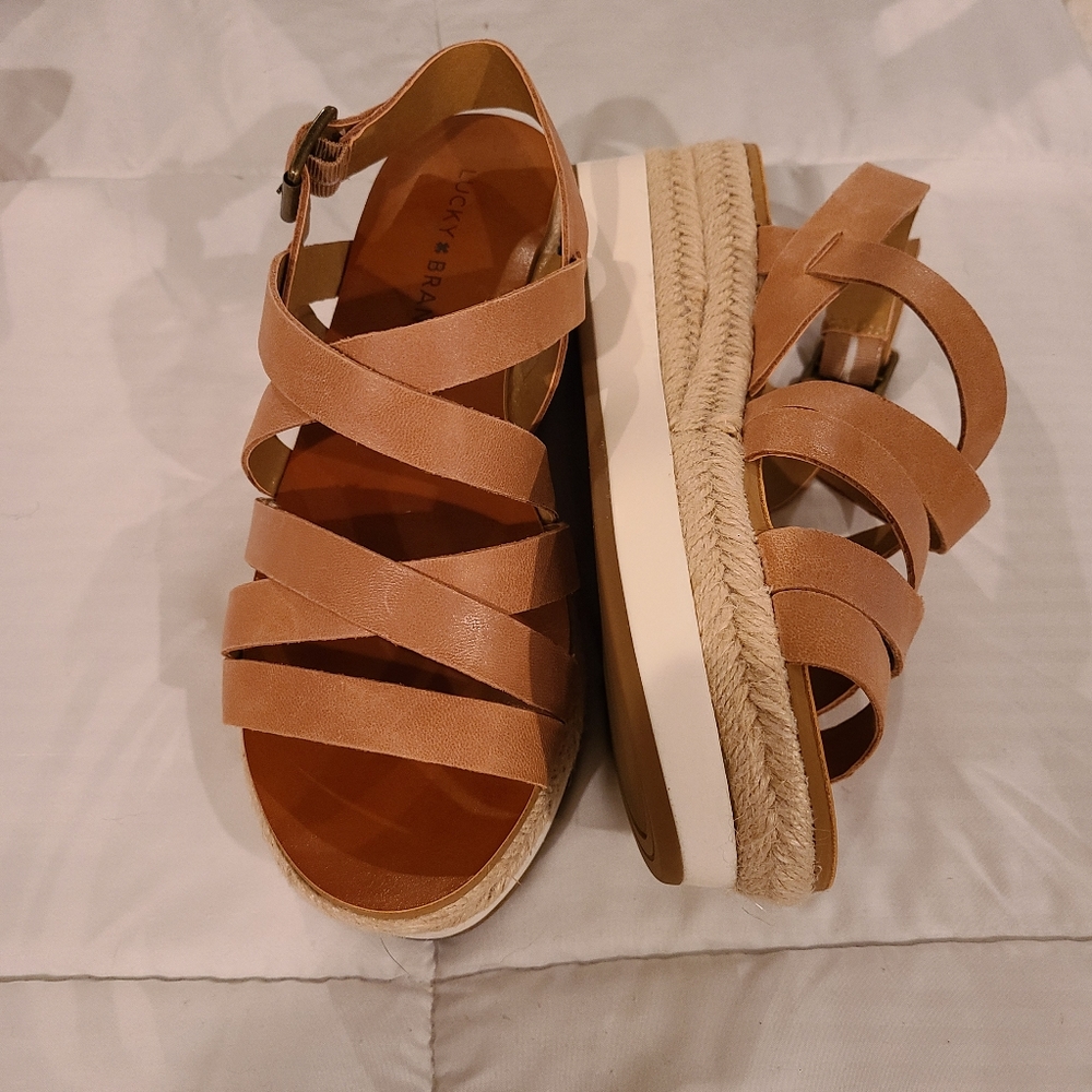 Lucky Brand Platform Wedge Sandals